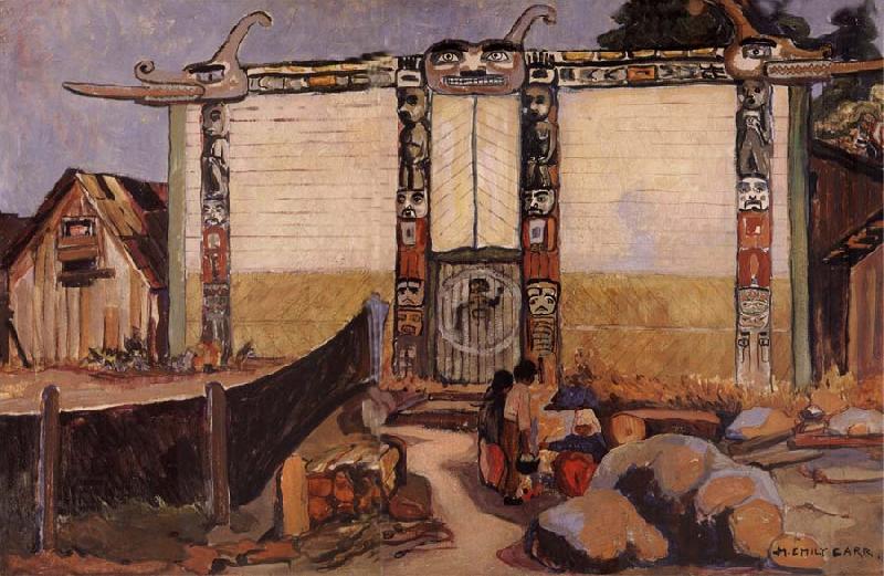 Emily Carr Kwakiutl House oil painting picture